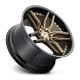 Methos M195 Matte Bronze / Black Bead Ring